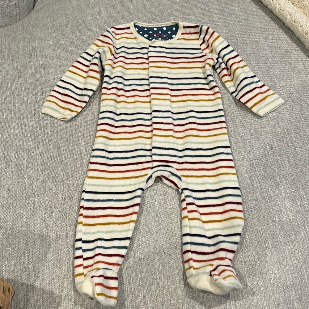 Magnetic me rainbow stripe footies